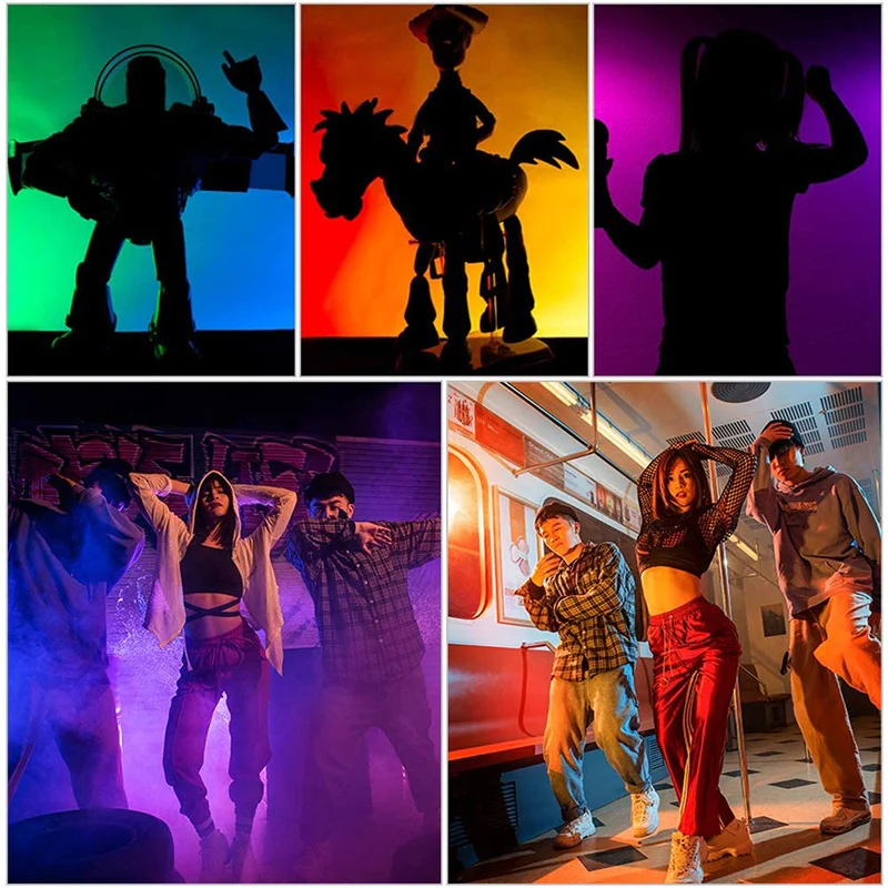 12色一眼レフカメラフラッシュ拡散ゲルフィルター透明色バランス照明用フォトスタジオアクセサリー