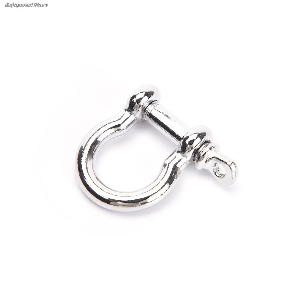 5/10Pcs Stainless Steel O-Shaped Shackle Buckle Anchor Shackle Screw Pin for Paracord Outdoor Camping Survival Rope Bracelets