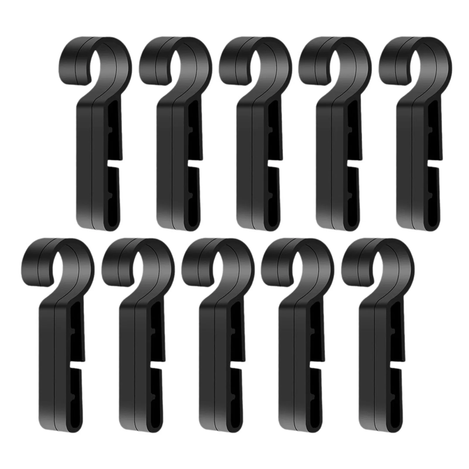 10Pcs Hard Hat Clip for Headlamp Light Mounting Clip Flashlight Fastener Compact Portable Replacement Hardhat Light