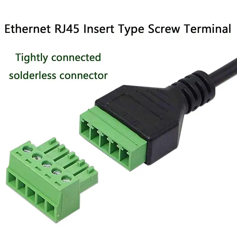 Network Extension Cable 11.8 In RJ11 To RJ45 Cable Phone Telephone Cord Connector Plug Cable For External Network Wire