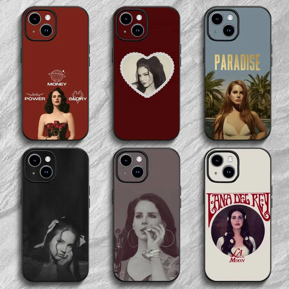 L-Lana Del R-Rey Phone Case For IPhone 16 15 14 13 12 11 PRO MAX PLUS Mini TPU Soft To Skin-friendly Case
