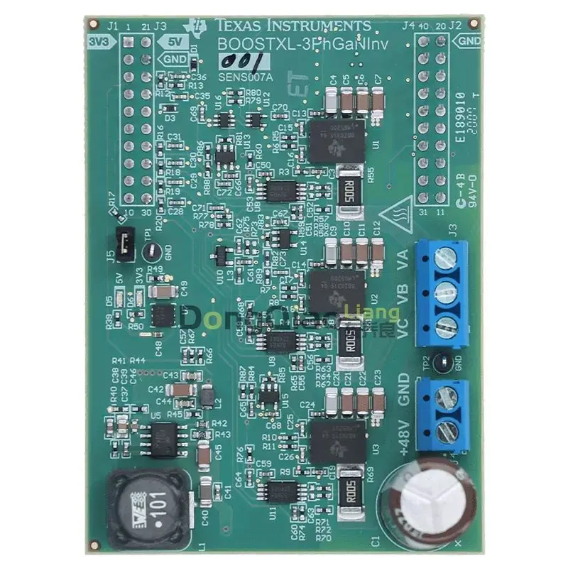 BOOSTXL-3PHGANINV in-line motor phase current 48V three-phase inverter evaluation module