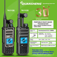 Quansheng TK11 8 Walkie Talkie TK11(5) Taiko Kong TK11(8) 10W TK11 (8) Spectrum Analyzer Dual Receiving NOAA Ham Two Way Radio