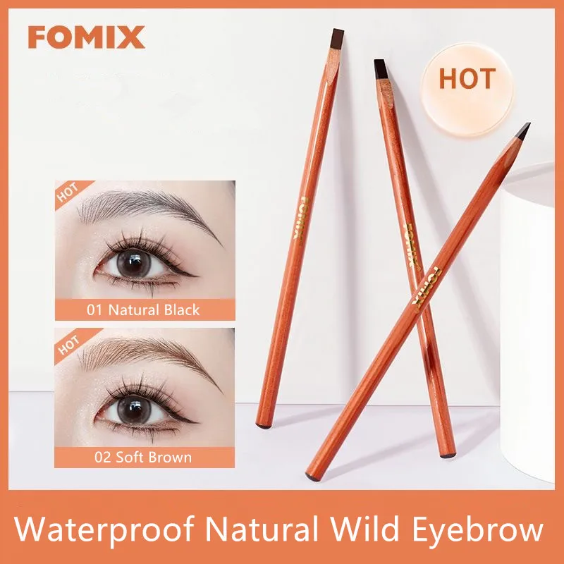 Hard Microblading Eyebrow Pen Waterproof Eyebrow Pencil Definer Long Lasting Natural  Wild Brow Applicator Easy To Wear