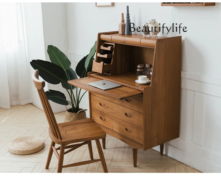 Nordic Style Solid Wood Writing Desk Household Minimalist Desk