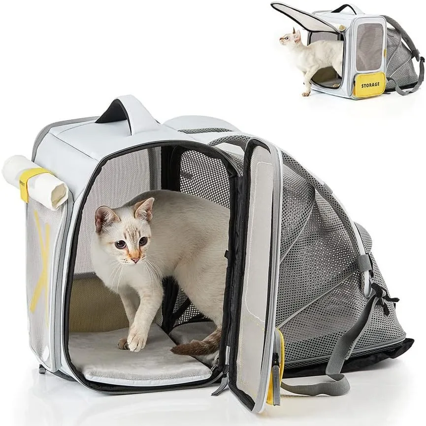

New pet bag out portable oblique span breathable large capacity foldable portable dog cat bag