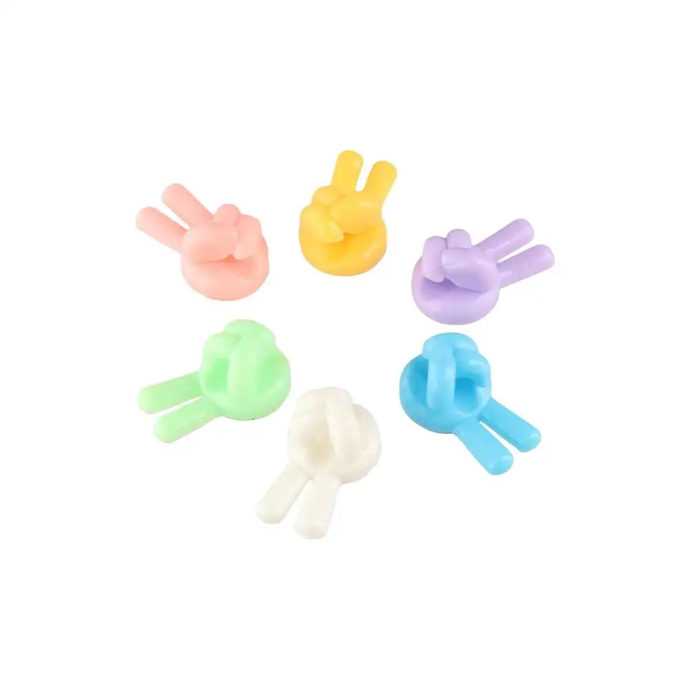 Organizzatore creativo per cavi per pollice in PVC Supporto per cavo multifunzione autoadesivo autoadesivo per pollice