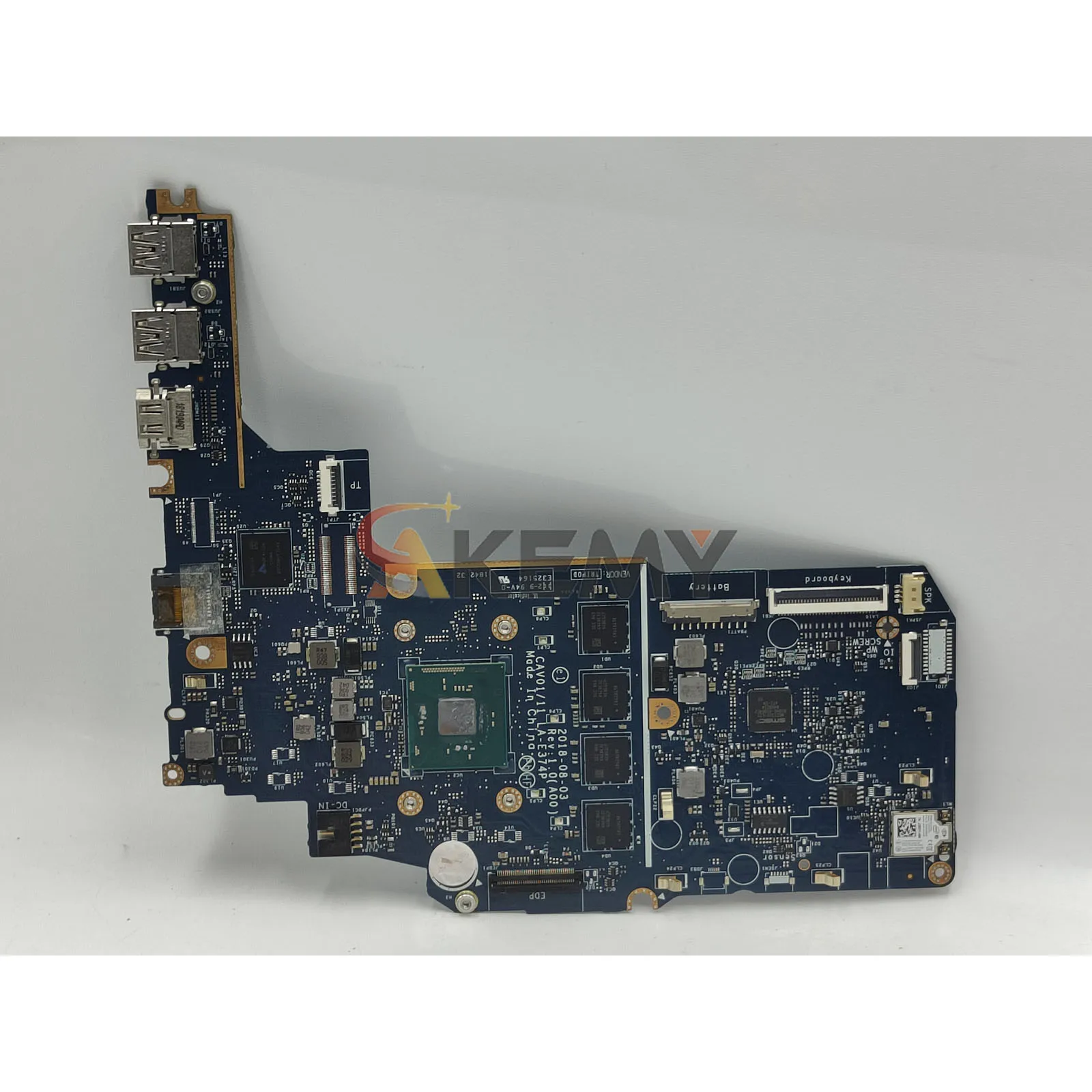 LA-E374P Notebook Mainboard For Dell Inspiron 3180 Laptop Motherboard 0JMNGV 03G5CF With N3060 CPU 4GB-RAM 16GB-SSD Tested OK