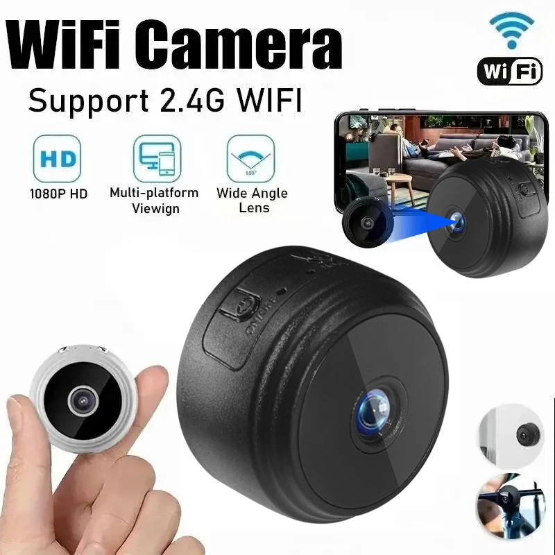 A9 Mini Camera HD 720P Intelligent Home Security IP WiFi Camera Monitor Mobile Remote Camera Mobile Remote Application