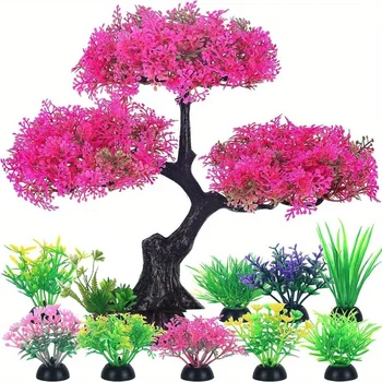 Artificial Aquarium Plant Set 1