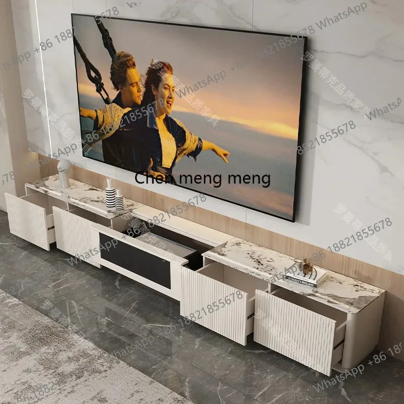 

RR 88/100 inch laser TV cabinet automatic hidden synchronous linkage telescopic pole meter 120 inch projection