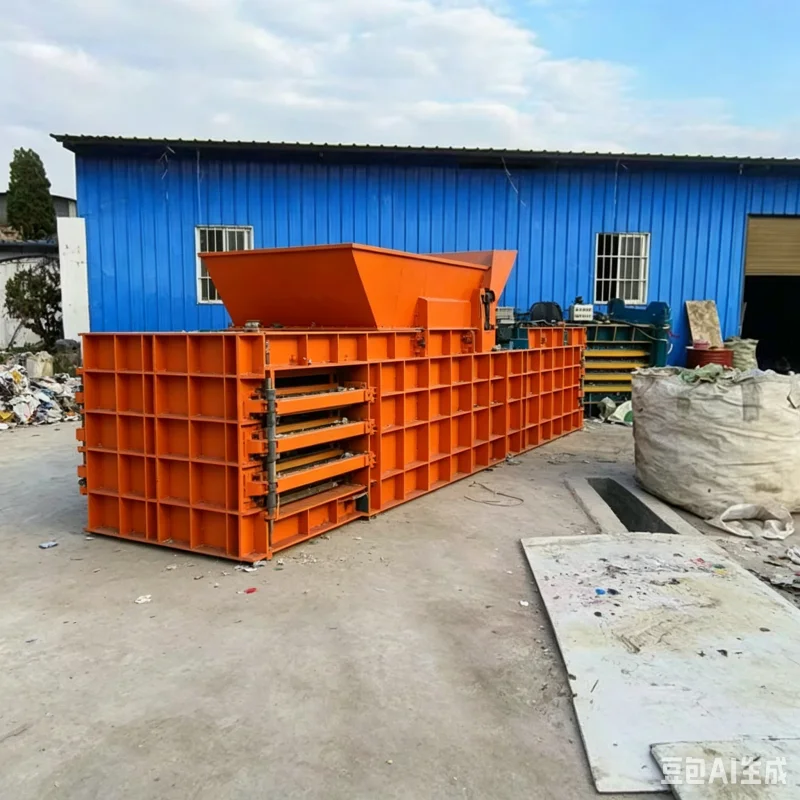 Energy Efficient Generation Fully Automatic Horizontal Baler Cut Monthly Power Bill For Plastic Film Waste Compacting Factory