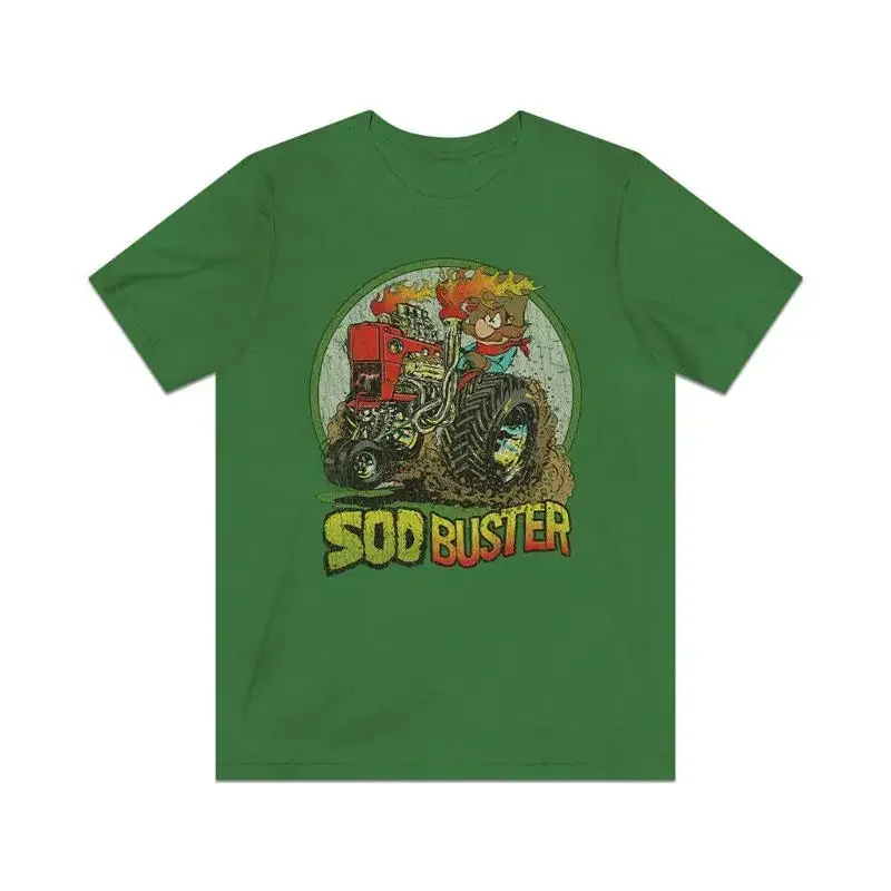 Sod Buster Hot Rod Tractor 1971 Vintage Men's T Shirt
