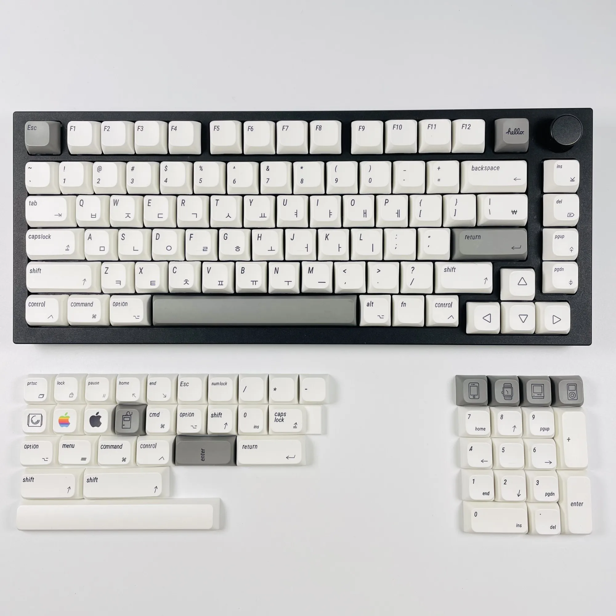 XDA PBT Keycaps English/Korean/Russian/Japanese/Set For Apple MAC Cherry MX Keycap For DIY Custom Mechanical Keyboard