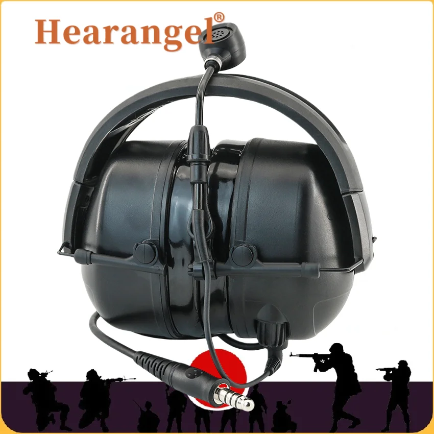 

Складные защитные наушники для тактической стрельбы G600 с гарнитурой Walkie-Talkie PTT, подходящим