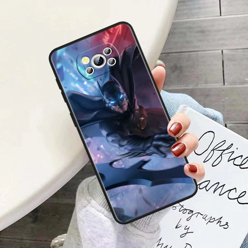 Cute B-batmans Superhero For Honor V20 10i 10X 9S 9X 9C 9A 8X 8C 8A 7S Magic 5 Lite Pro MAX Black Soft Phone Case image 4