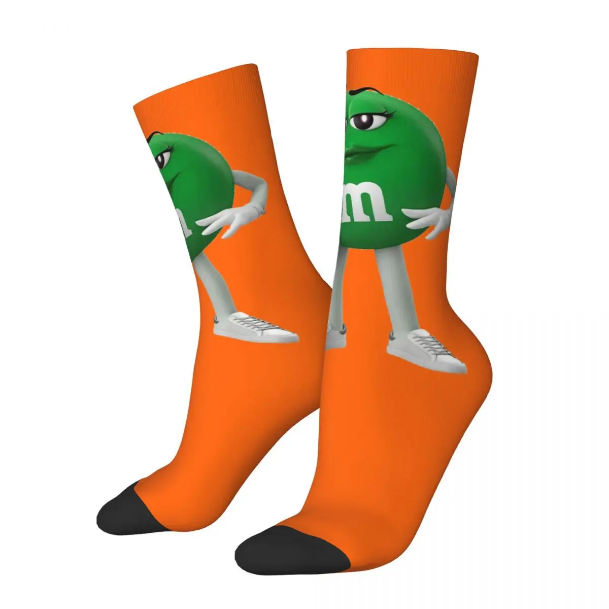 Green M Beans Men Women Socks Leisure Beautiful Spring, Summer, Autumn, and Winter Dressing Gifts