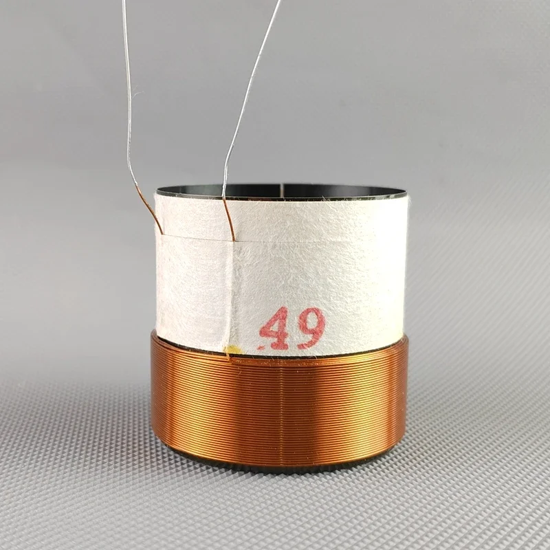 1pcs 49mm 4F 4ohm Bass Voice Coil for Rockford Fosgate R1 Subwoofer Bass Repair Parts