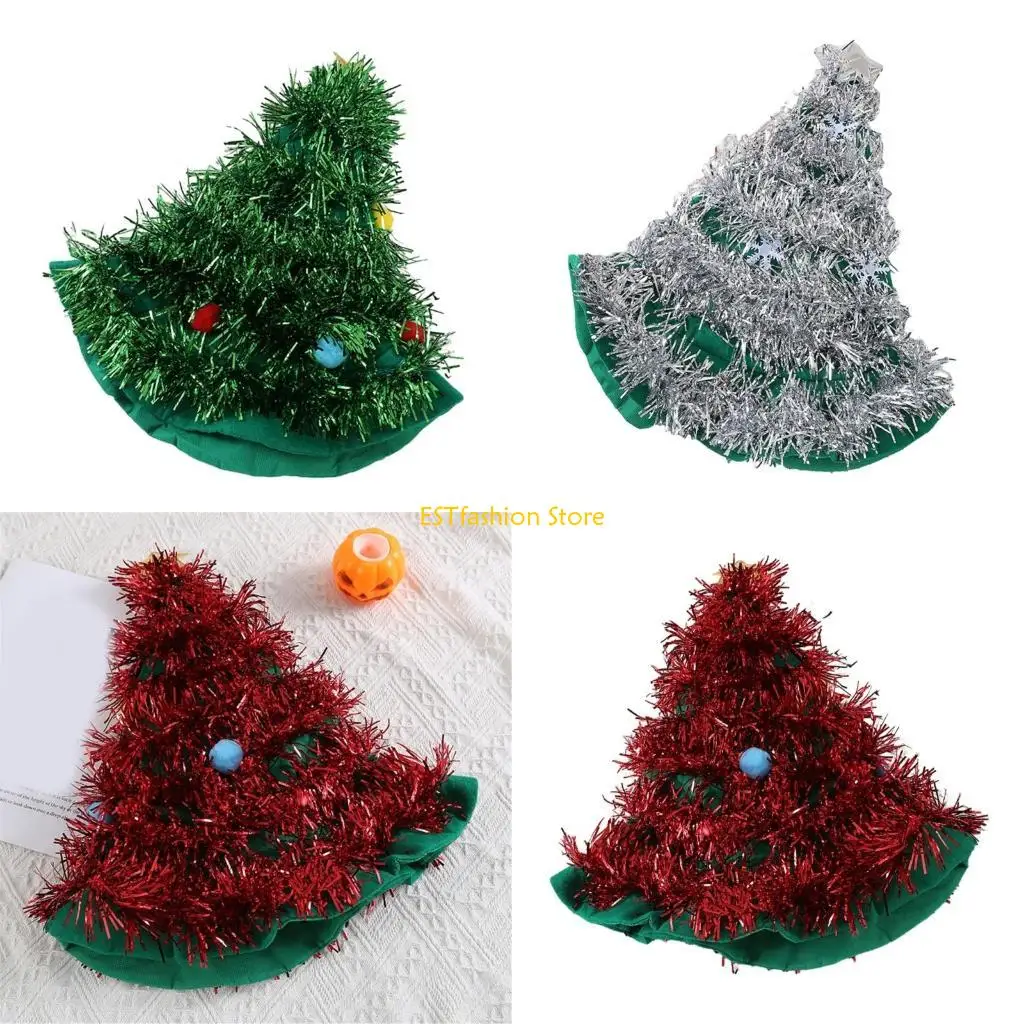Y5GC Holiday Christmas Hats Funny Christmas Hat Santa Hat Gifts Size Fit Most