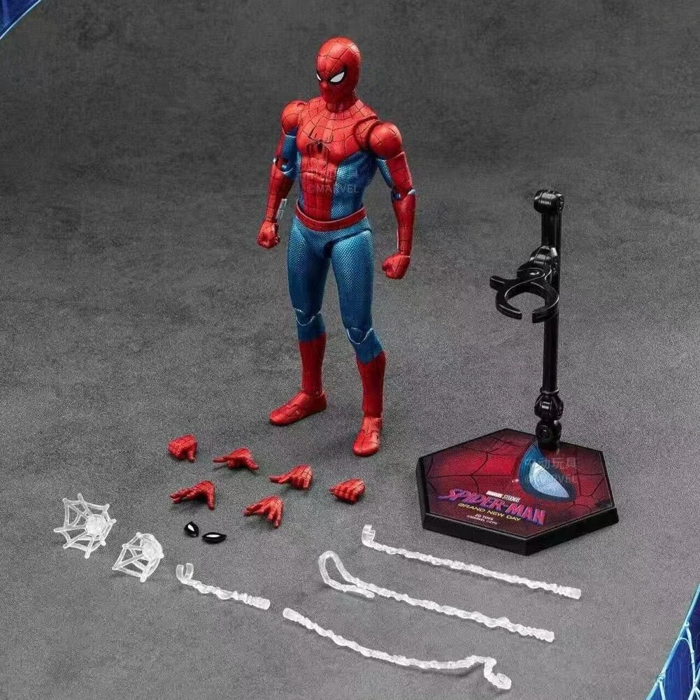 Image of ZD Toys Spider-Man Actionfigur im Maßstab 1:10, brandneu, Deluxe-Ausführung, bewegliche Sammlerfigur aus dem Film für erwachsene Sammler.