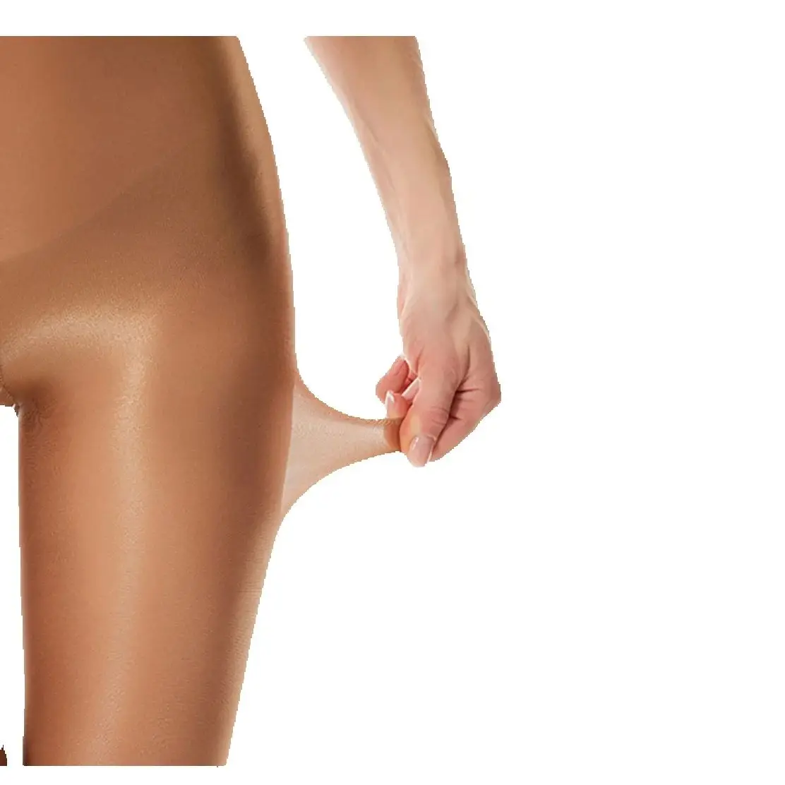 Pantimedias Brillantes de Talla Grande 70D, Pantimedias Moldeadoras con Acabado Brillante, Medias Reflectantes Sexys para Mujer