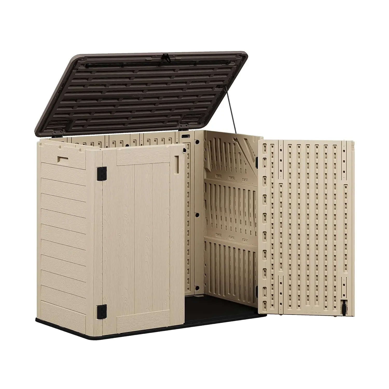 Waterproof Outdoor Storage Cabinet Lockable Doors 31 Cu.Ft, Customized