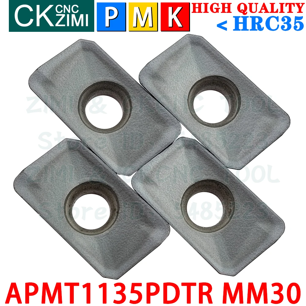 

APMT1135PDTR MM30 APMT 1135 PDTR MM30 Твердосплавная пластина Фрезерная пластина для уступа Инструмент APMT1135 PDTR APMT MM30 MM10 Токарный механический станок с ЧПУ со сменными пластинами Режущие инструменты