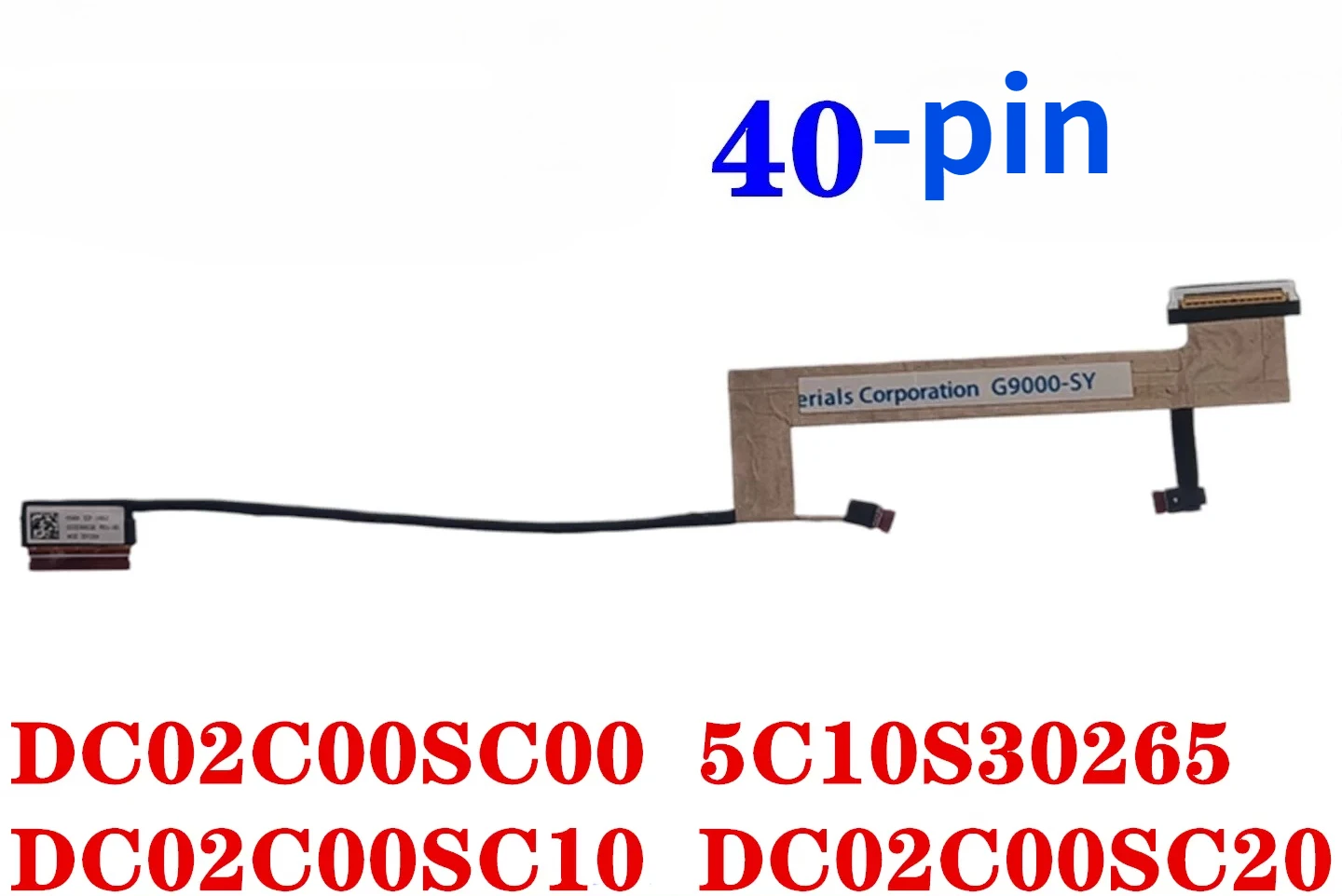 New for Lenovo IdeaPad Yoga Slim 7 Pro-14ACH5 Yoga Slim 7 Pro-14ACH5 Screen Cable Screen Cable DC02C00SC00/C10/SC20 5C10S30265
