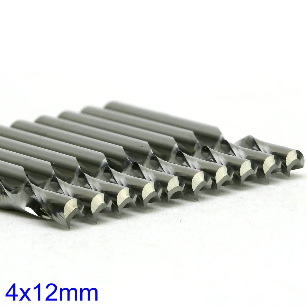 1 Flute Spiral Milling Cutter for Aluminum Imported Tungsten Steel Solid Carbide Cutting Tools CNC Router Bits Engraver End Mill