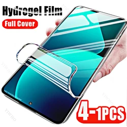 4-1pcs for Xiaomi 13T 12T 11T Pro Screen Protectors HD Soft Hydrogel Film for Xiaomi 13TPro 12TPro 11TPro Anti-Shatter Not Glass