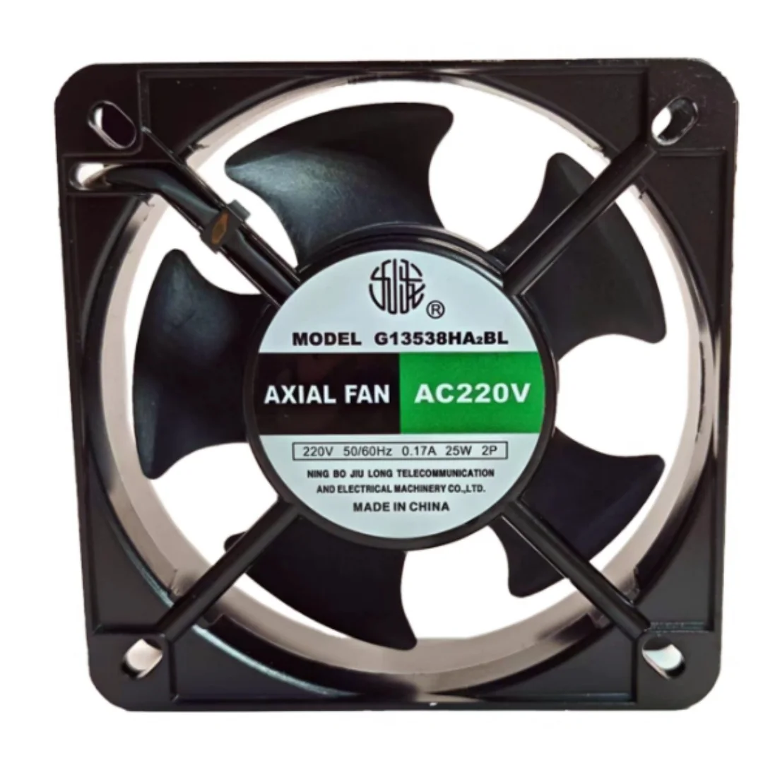 AXIAL FAN G13538HA2BL AC 220V 0.17A 135x135x38mm 2-Wire Server Cooling Fan