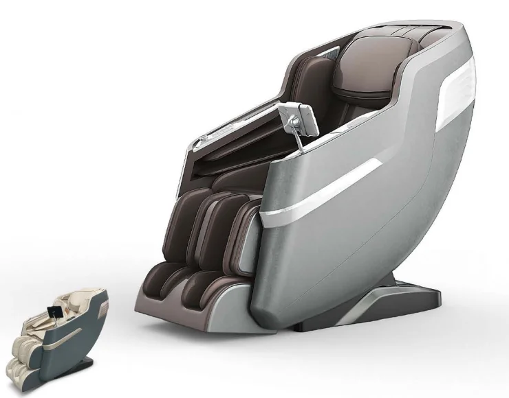 

Профессиональное современное массажное кресло с Bluetooth, объемным звуком, массажем стоп, полным расслаблением тела, функцией невесомости, USB-зарядкой