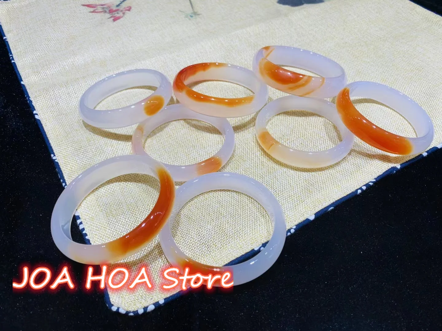 Floating Red Agate Chalcedony With Pretty Color Good Luck Head Jade Bracelet Handring Fine Jewelry Bangle Boutique Hewelry