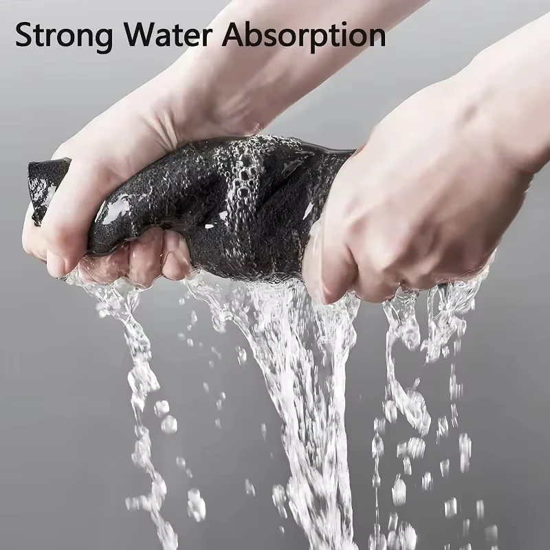 Thickened Magic Cloth Cleaning Cloth Tool No Trace Reusable Microfiber Washing Rag Glass Wipe for Window Mirror Car No Watermark