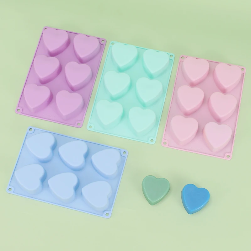 Heart Mold Silicone Mousse Ice Cube Tray DIY Chocolate Fondant Mould 3D Pastry Jelly Cookies Baking Cake Decoration Tools