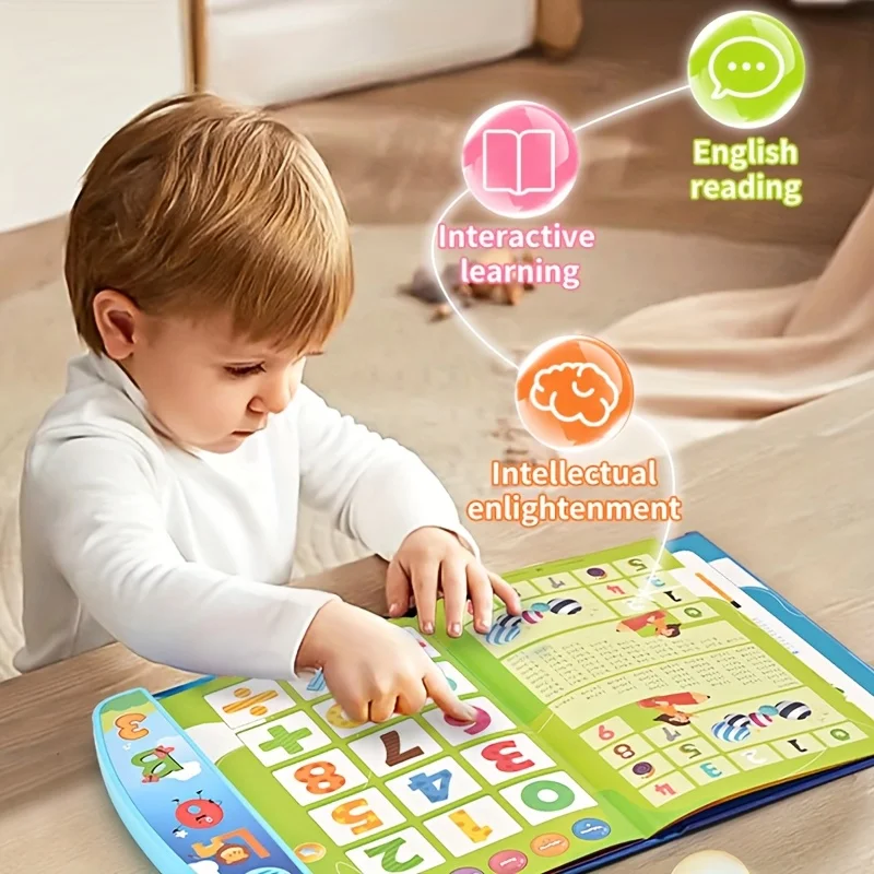 어린이용 인터랙티브 조기 학습 오디오북 - 다채롭고 재미있으며 교육적인 장난감 - 초보자, 크리스마스 선물로 완벽