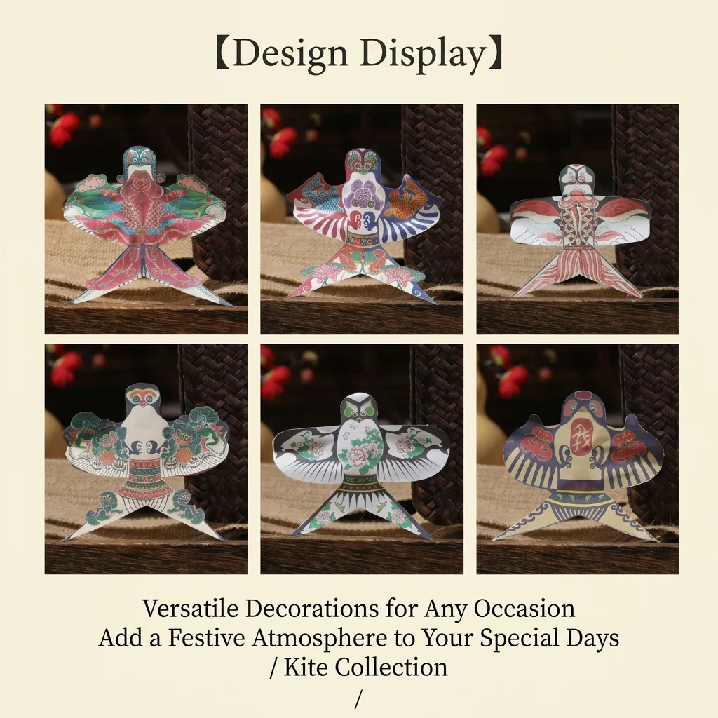Paper Kite Compact Mini Swallow Kite Bamboo Frame Kite Chinese For Engagement Event Home Decoration Theme Event Arrangement