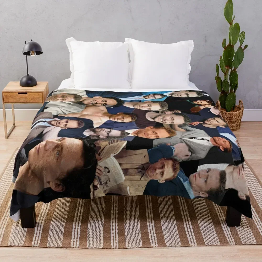 

Tom Hiddleston Collage Throw Blanket Beautifuls Polar anime Blankets