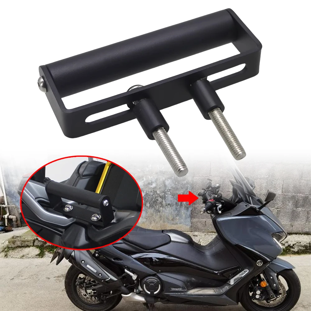 

Fit For YAMAHA TMAX560 TMAX 560 TECH MAX 2022-2024 T-MAX560 Accessories Motorcycle Mobile Phone Navigation Holder Extension Rod