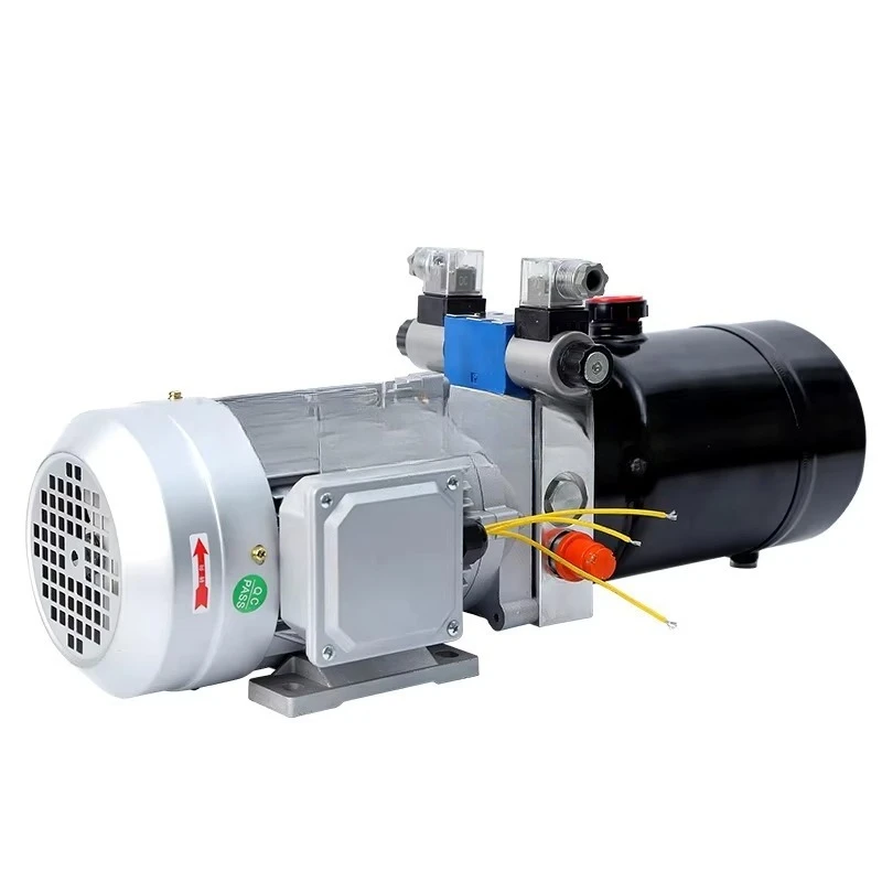 Factory Directly Sales New 12 Volt Carbon Steel Hydraulic Power Unit System Remote Control 2KW Double Acting 20MPA ISO9001 CE