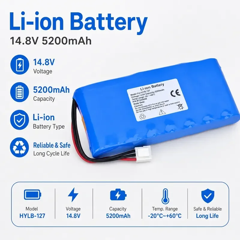 [NEW]  Replacement Battery for SE-601 SE-12 HYLB-727 TWSLB-004 SE-1200 High Capacity Rechargeable Li-ion Battery Pack