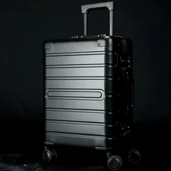 New New Women Fashion All aluminum high quality durable Rolling Luggage Men large capacity business Trolley Suitcase Travel bag