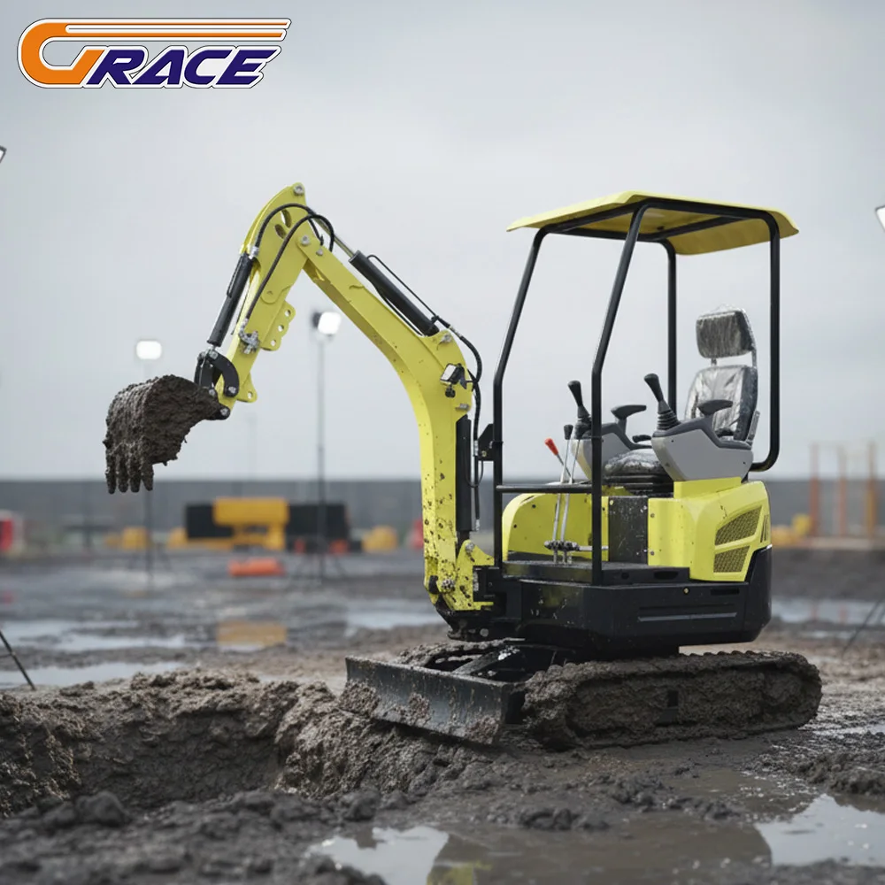 

High-Quality EPA Excavator Kubota Engine Mini Digger Compact Mini Excavator for Park Construction Maintenance Customized