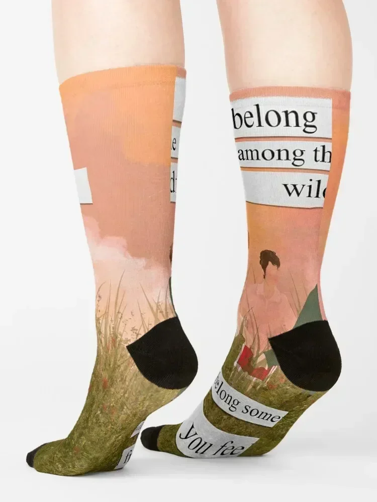 Wildflowers-The Loser's Club Socks anti-slip luxury warm winter new year Ladies Socks Men's