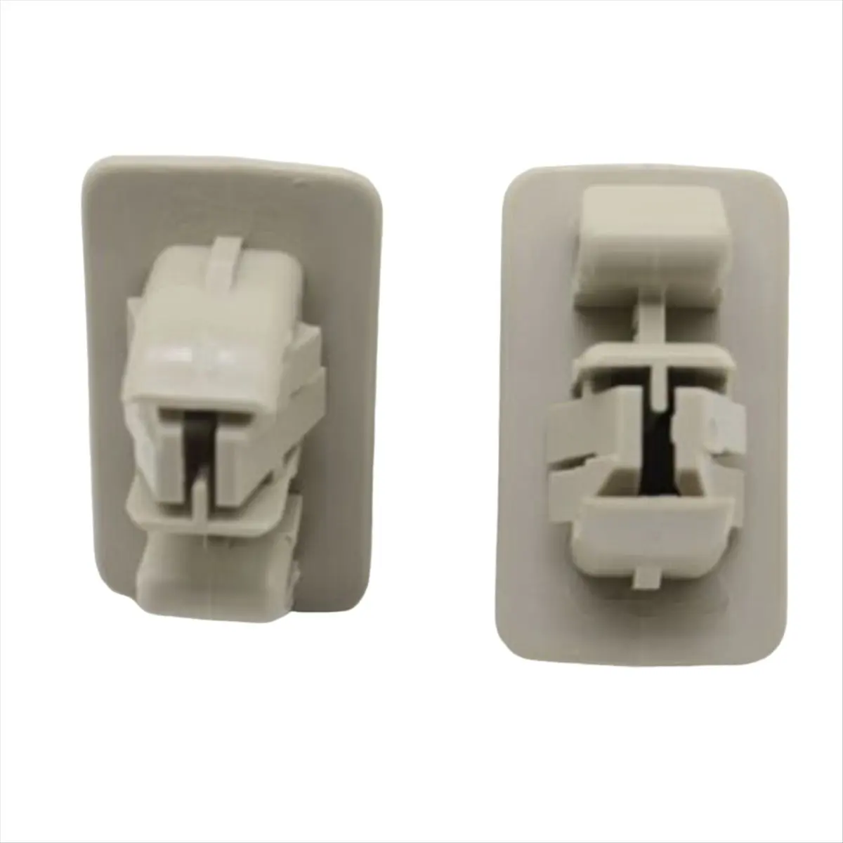 #38H (Beige)2Pcs Beige Sun Visor Hook Holder Clip MR779704 MR779705,Automotive Parts & Accessories