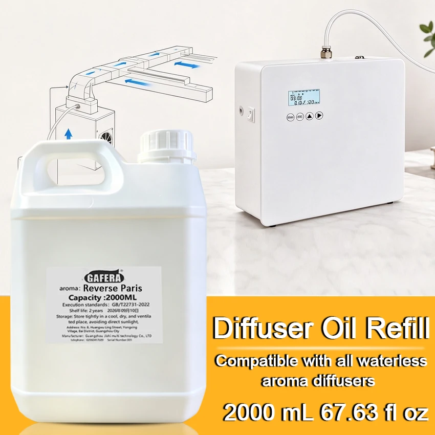 GAFERA Hotel Fragrance Oil - Home Hotel Scent - Waterless Aroma Diffuser, Hotel Scent Diffuser - Essential Oil  -2000 mL