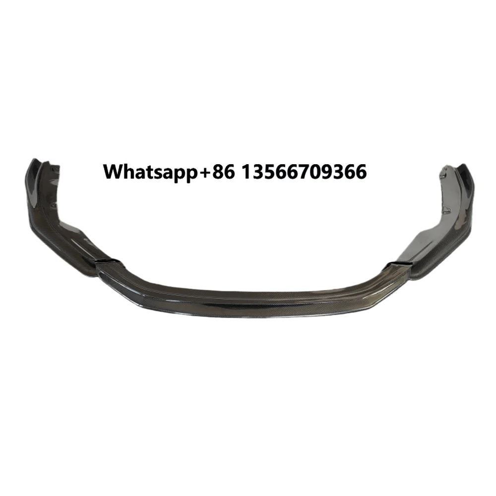

3K Genuine Carbon Fiber A-Style Front Bumper Lip Body Kit Specific Fit for 718 Cayman Boxster Model
