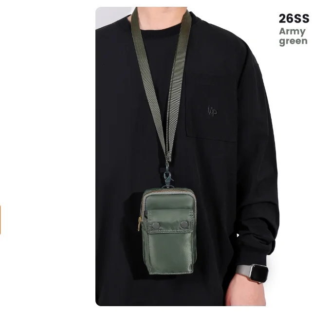 Casual Nylon Single Shoulder Crossbody Bag for Men And Women Willardporter Brand Leisure Style Mobile Phone Bag with Chest Ha...