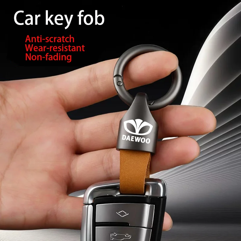 

Car key ring metal ring key chain pendant for Daewoo Badge Winstom Espero Nexia Matiz Lanos Accessories