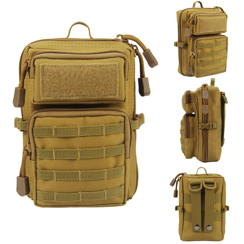 Neue 5 Farben taktische Tasche Militär Molle Hüfte Taille Edc Tasche Brieftasche Geldbörse Telefon halter Taschen Camping Wandern Jagd Gürtel tasche